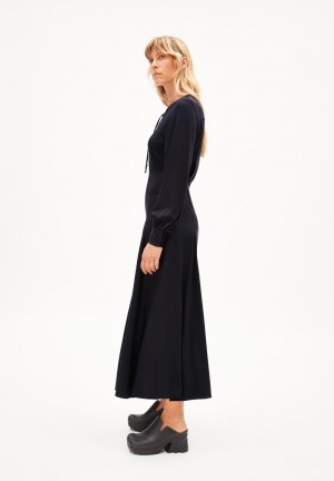 ARMEDANGELS KAANJA Woven Dress Regular Fit aus LENZING™ ECOVERO™ Viskose Cool Ash | 4852FOHBU