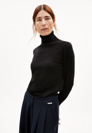 ARMEDANGELS KAATHIA Sweater Regular Fit made of Organic Cotton Mix Schwarz | 4806XSTLV