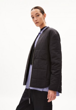 ARMEDANGELS KAMEIAA Blouson Jacket Relaxed Fit made of Polyamid Mix (recycled) Schwarz | 4726MYDSW