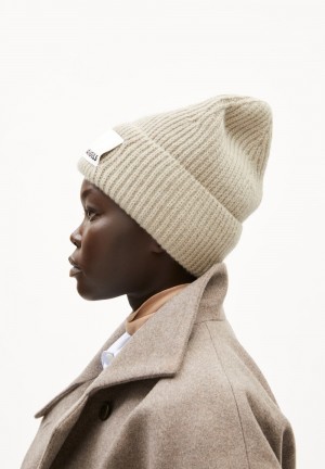 ARMEDANGELS KAYAAS SOFT Beanie made of Merino-Wool Mix Gravel | 3819IPLWV