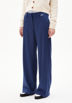 ARMEDANGELS LEANDRAA Woven Pants made of TENCEL™ Lyocell Mix Indigo | 5092XCIRH