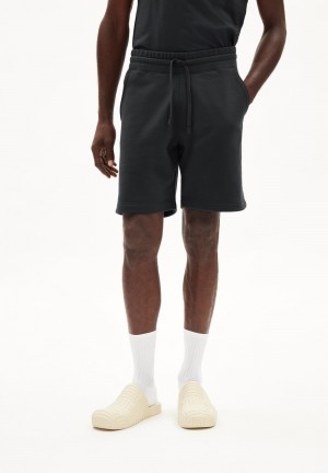 ARMEDANGELS MAARCO COMFORT Sweat Shorts made of Organic Cotton Mix Graphite | 2974VNZYQ