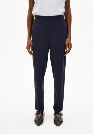ARMEDANGELS MAGDAALENA Jersey Pants made of LENZING™ ECOVERO™ Mix Night Sky | 6503KYSRB