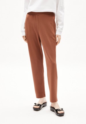 ARMEDANGELS MAGDAALENA Jersey Pants made of LENZING™ ECOVERO™ Mix Nutshell | 1523CVQTI
