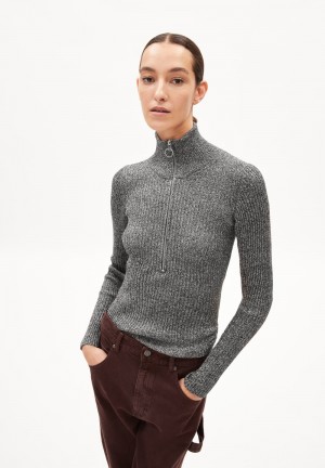 ARMEDANGELS MIKAELAA CLEAN UP Sweater Slim Fit made of Organic Cotton Mix Black-undyed | 7954MLEDF