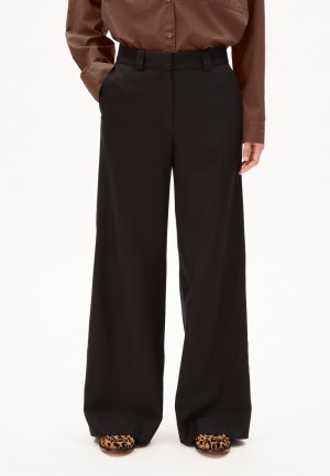 ARMEDANGELS NAGASSAA Woven Pants made of TENCEL™ Lyocell Mix Schwarz | 2063IXTFO