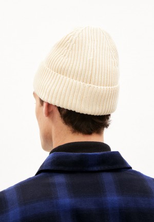 ARMEDANGELS NILDAAO COTTON Beanie made of Organic Cotton Oatmilk | 8329YUPIJ