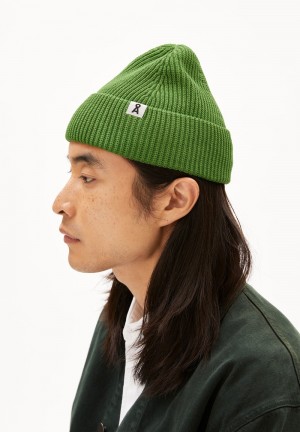 ARMEDANGELS NILDAAO COTTON Beanie made of Organic Cotton Grün | 3268IETDG