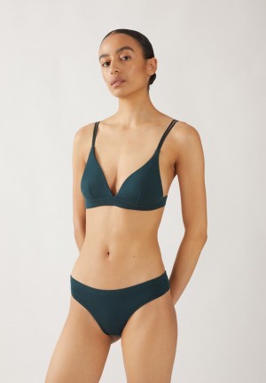 ARMEDANGELS OSAAM Triangle Bralette made of TENCEL™ Modal Mix Teal Stone | 3701PEQGD