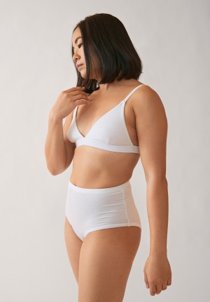 ARMEDANGELS OSAAM Triangle Bralette made of TENCEL™ Modal Mix Weiß | 5043HNFPZ