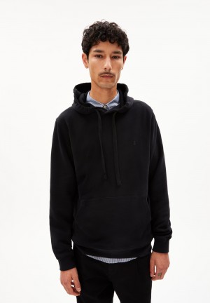 ARMEDANGELS PAARLO COMFORT Sweathoodie Regular Fit made of Organic Cotton Mix Schwarz | 1596NARPW