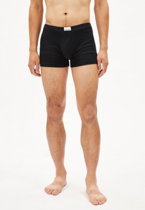 ARMEDANGELS RICAARD RIB Rib-Boxer made of Organic Cotton Mix Schwarz | 3078VOFYH