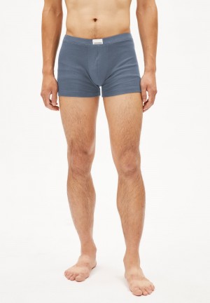 ARMEDANGELS RICAARD RIB Rib-Boxer made of Organic Cotton Mix Blau | 2631FOSTD
