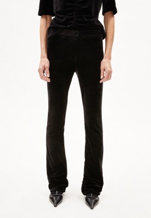 ARMEDANGELS RONJAAL Jersey Pants made of TENCEL™ Modal Mix Schwarz | 7891UAHPM