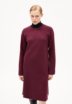 ARMEDANGELS ROSANNIAAS Knit Dress Relaxed Fit made of Organic Cotton Cranberry Juice | 7165WRBUK