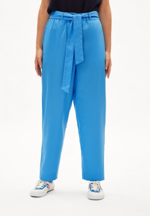 ARMEDANGELS SAAMERA Woven Pants Relaxed Fit made of TENCEL™ Lyocell Blueniverse | 5961PCLWH