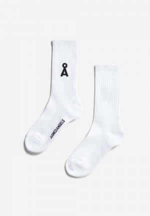 ARMEDANGELS SAAMUS BOLD Socks made of Organic Cotton Mix Weiß | 8142SJRLH
