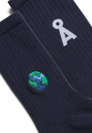 ARMEDANGELS SAAMUS WORLD Socks made of Organic Cotton Mix Night Sky | 0561BFUDT