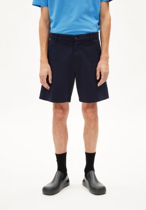 ARMEDANGELS SOJAAN RIBSTOP Shorts Relaxed Fit made of Organic Cotton Night Sky | 2048OECXV