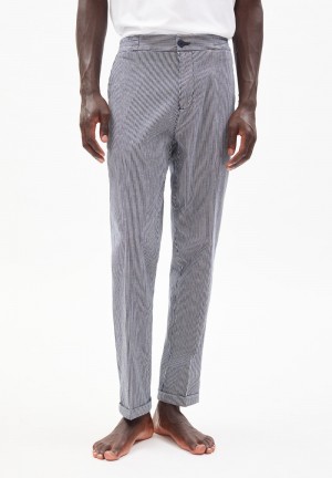 ARMEDANGELS TAAVIN STRIPED Tapered Fit Denim made of Organic Cotton Mix Streifen | 8039NSZVA