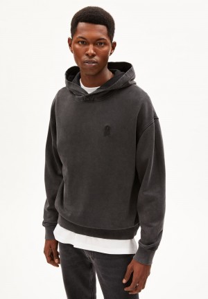 ARMEDANGELS TUBAA GMT DYE Sweatshirt Relaxed Fit made of Organic Cotton Schwarz | 1903KTIAO