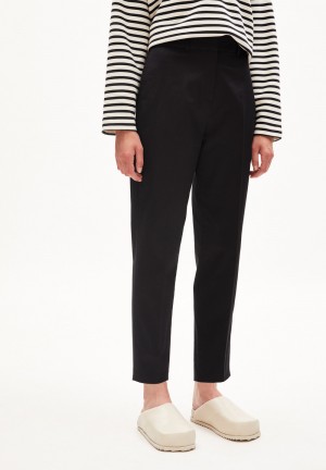 ARMEDANGELS WARMAAR Woven Pants Regular Fit made of Organic Cotton Mix Schwarz | 5674SOEJZ