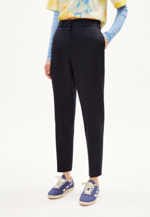 ARMEDANGELS WARMAAR Woven Pants made of Organic Cotton Mix Night Sky | 6183TKNWI