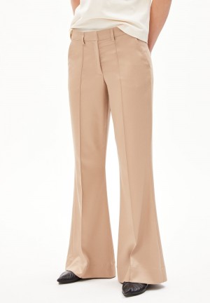 ARMEDANGELS XENNAA Woven Pants made of TENCEL™ Lyocell Mix Cinnamon Dust | 7206EYJRV