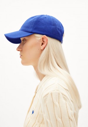 ARMEDANGELS YENAAS BOLD Cap made of Organic Cotton Blau | 7460AOEGU