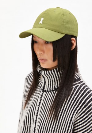 ARMEDANGELS YENAAS BOLD Cap made of Organic Cotton New Moss | 3452LPNUK
