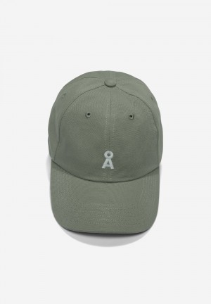 ARMEDANGELS YENAAS BOLD Cap made of Organic Cotton Grau Grün | 1356LTVRE